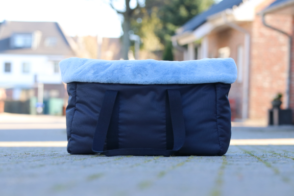 Hundetasche Outdoor Dunkelblau M 40x50cm – Bild 2