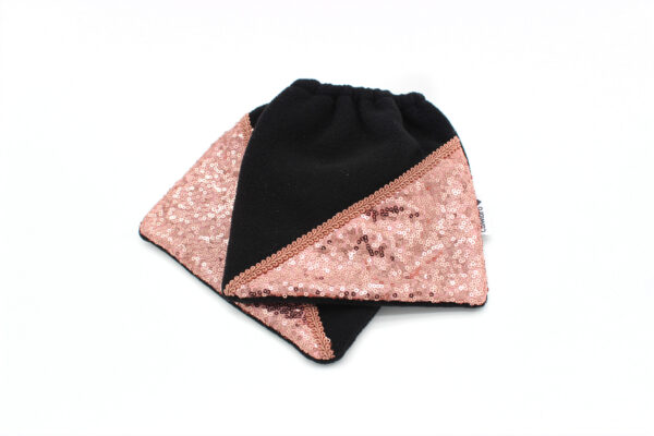 Steigbügelschoner rosegold