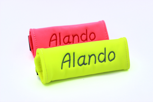 Halfterpad Neon mit Name