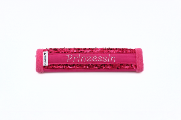 Glitzer Halfter pink